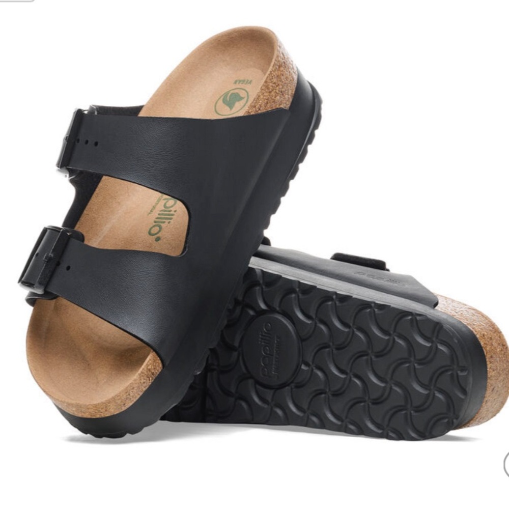 Platform Birkenstocks Size 8